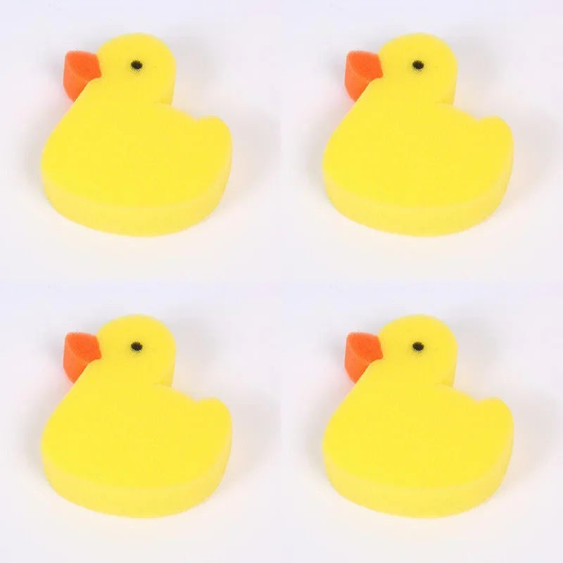 1/3pcs Baby Bath Sponge Children Animal Shape Sponge Wipe Newborn Cartoon Duck Bath Towel Baby Supplies Bath Baby Stuff