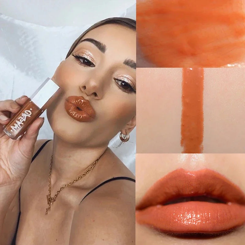 Fashion Fenty Beauty 9 Colors Lip Gloss Waterproof Liquid Lipstick Nude Pink Lips Tint Makeup Moisturizing Lip Glaze Cosmetics