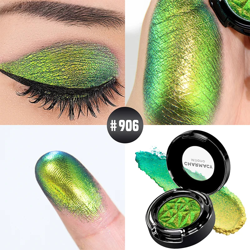 Eye Shadow Chameleon Metallic Glitter Powder Monochrome Eyeshadow Glitter Metallic Eye Looks 100% Vegan And Cruelty Free