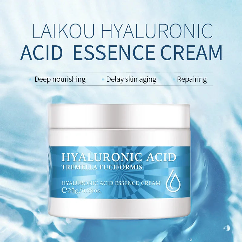 LAIKOU Snail Face Cream Hyaluronic Acid Moisturizer Reduce Wrinkle Cream Collagen Nourishing Serum Day Cream for Face