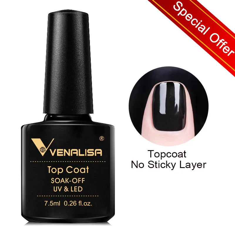 VENALISA NEW 7.5ml Neon Summer Nail Gel Polish Color Nail Lacquer SoakOff UV LED Colorful Long Lasting CANNI Nail Varnish Polish