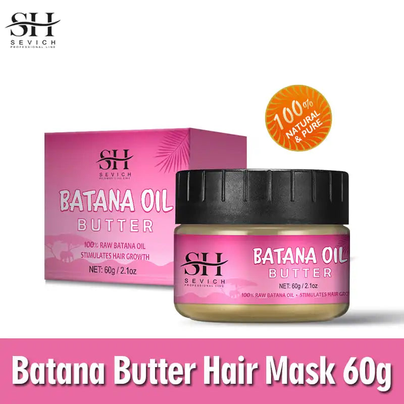 Natural 100% Pure Batana Oil For Hair Growth Butter Hair Mask Traction Alopecia Anti Hair Loss Baldness Treatment For Men Women