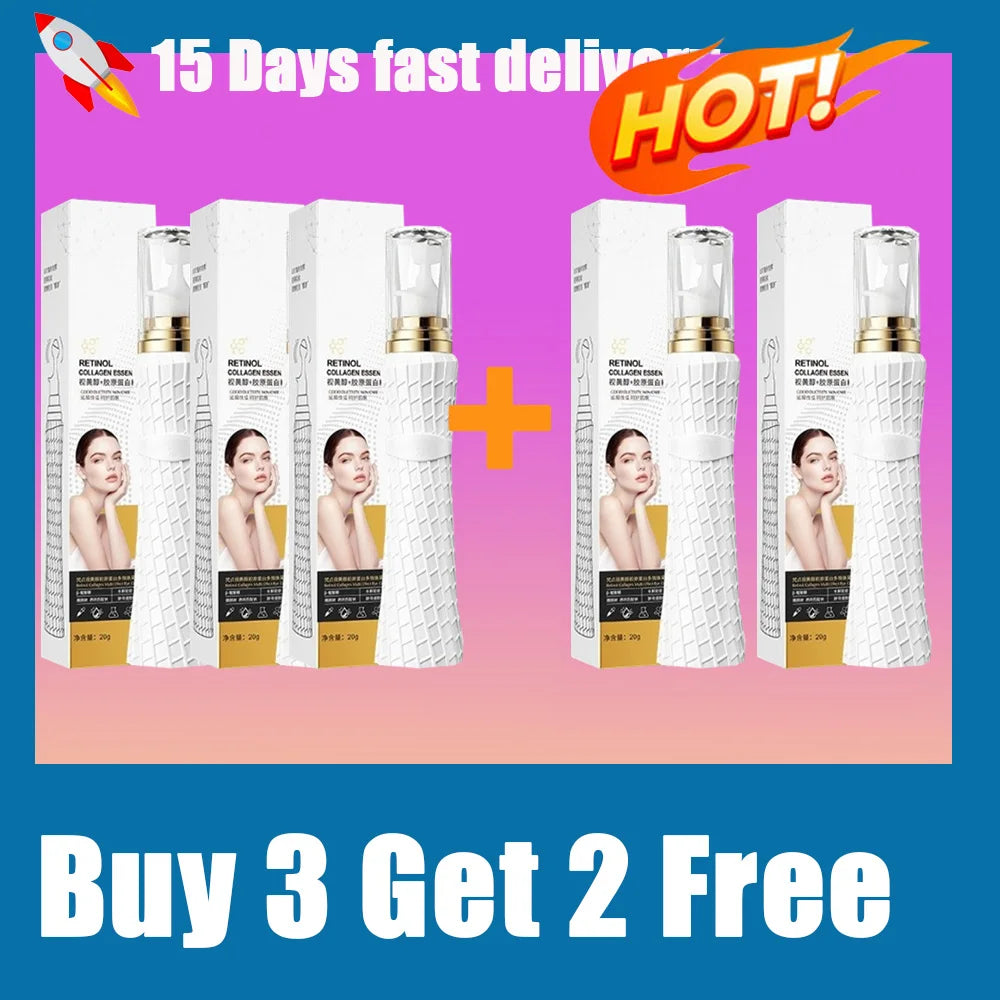 Anti Dark Circle Eye Serum Oil Retinol Anti Wrinkle Firming Skin Remove Eye Bag Fade Fine Line Whitening Brighten Eye Care Korea