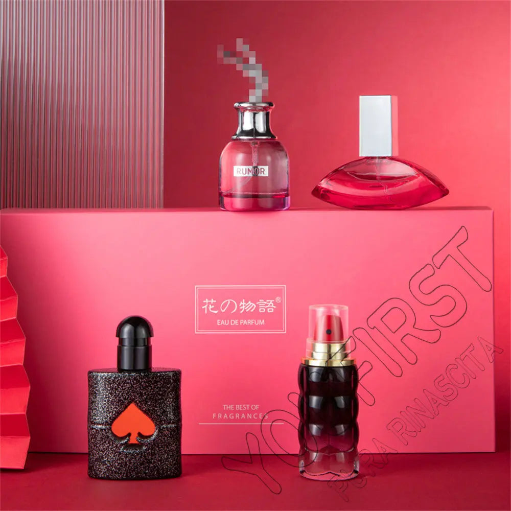 Private Brand Perfume Women Eau De Parfums Dames 105ml Perfumes De Mujer Originales Gift Box 4Pcs Set Natural Floral Scent Spray