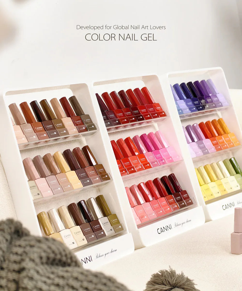 CANNI 9ML Kit Nail Gel Polish HEMA/TPO FREE Full Coverage 30pcs Color Gel Pigment Professional Nail Art Long-lasting Gel Varnish
