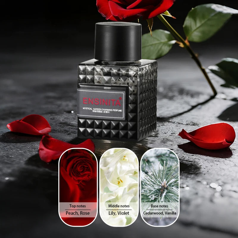 High-end Unisex Perfume Alcohol-free Long-lasting Scent Rose Cedarwood Woody Floral Notes Fresh Romantic Date Eau De Toilette