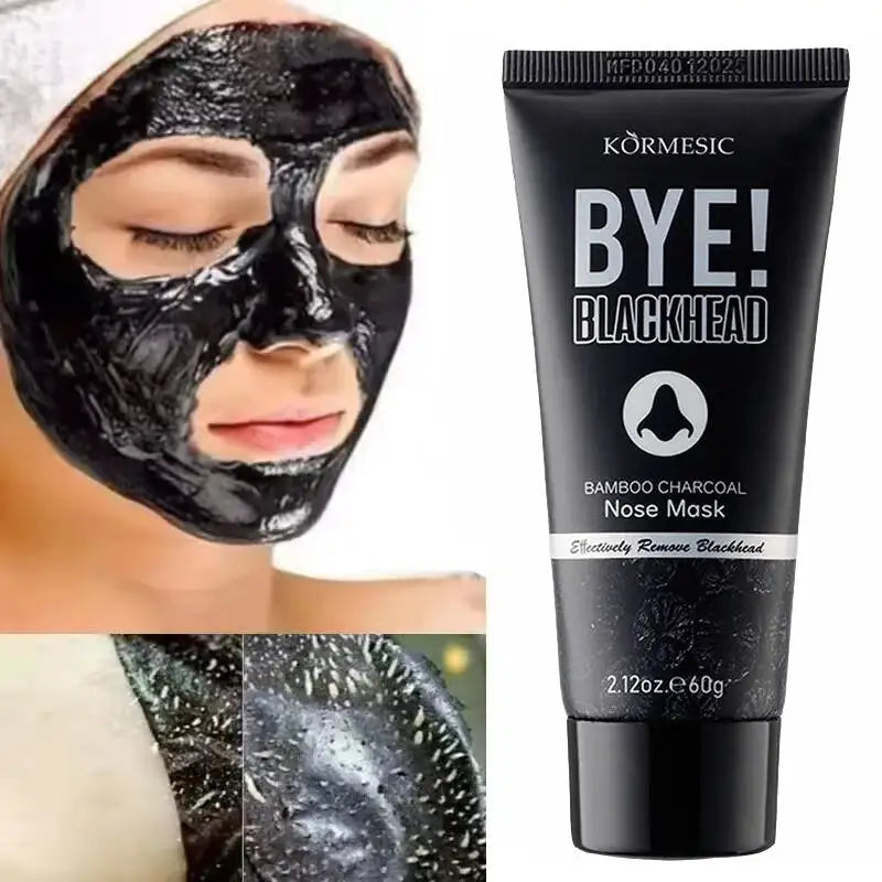 Unisex Blackhead Remove Mask Bamboo Charcoal Shrinking Pore Nose Deep Cleaning Mask Improve Rough Skin Acne Treatment Skin Care