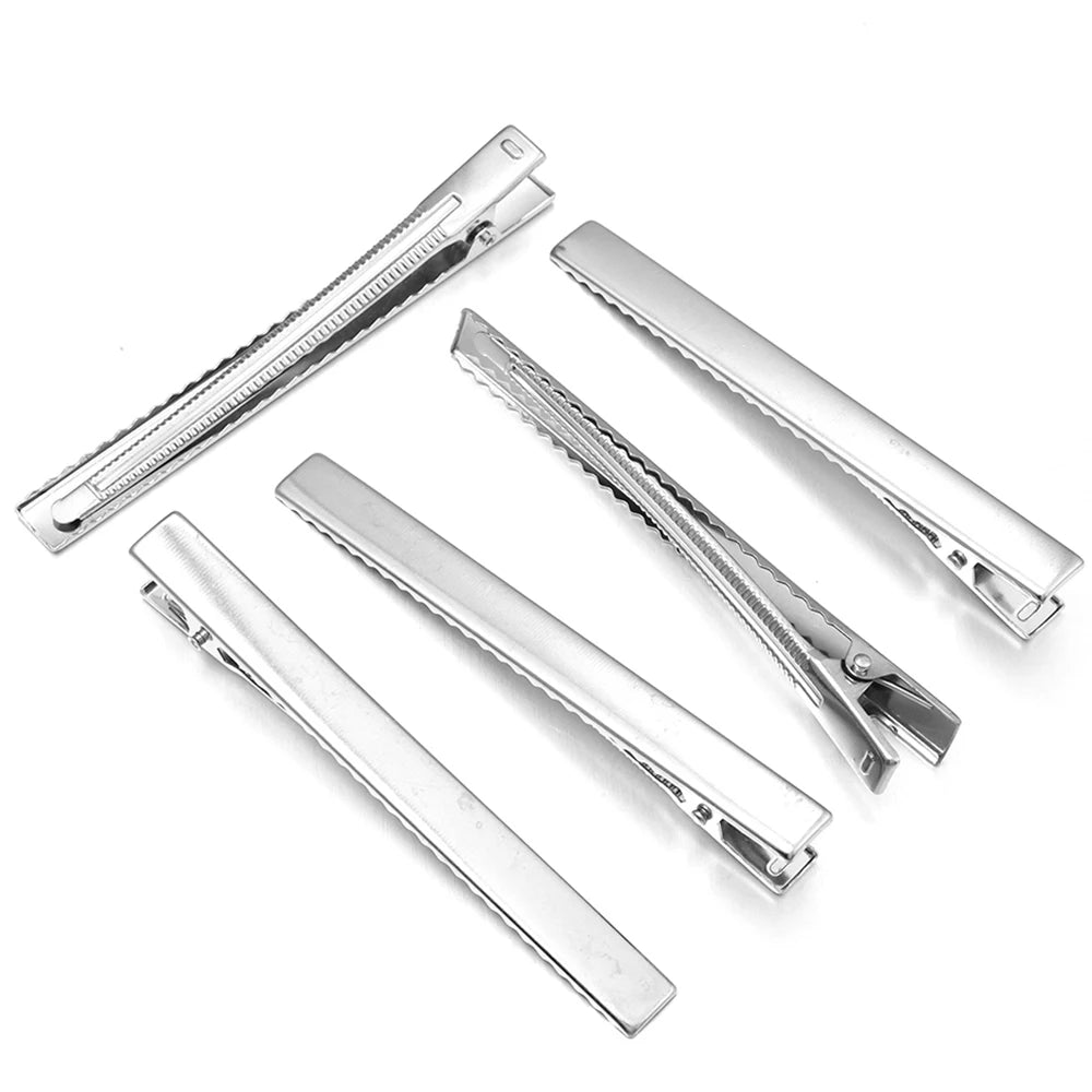 20-50pcs Metal Hair Clips Alligator Clips Hairpins Barrettes For DIY Jewelry Ornament Girls Women Hair Styling Tools Accessories