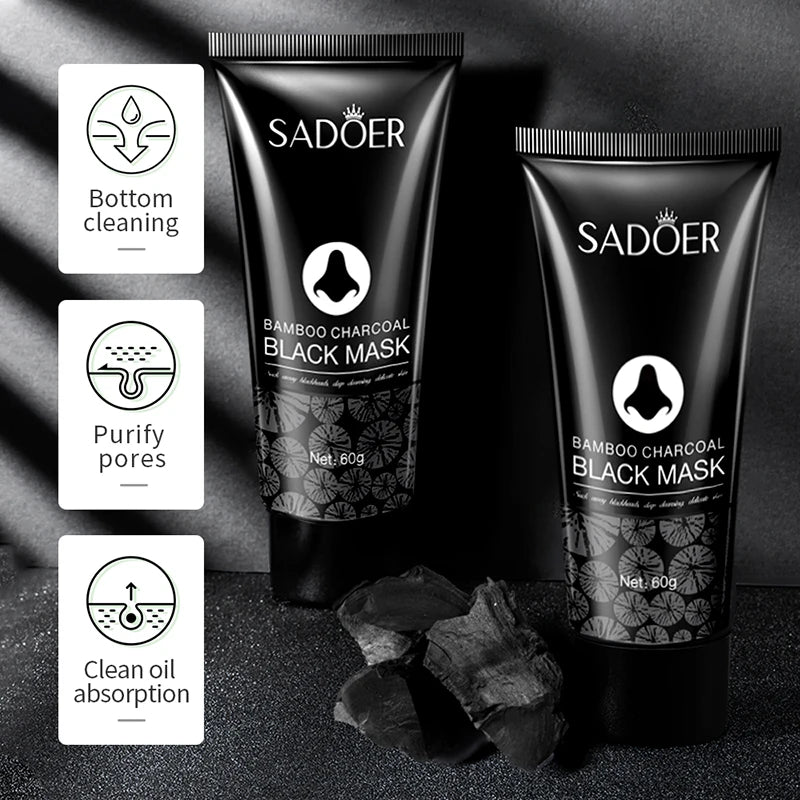 1/3/5/10PCS Bamboo Charcoal Nose Blackhead Remover Mask Deep Cleansing Shrink Pore Mask Skin Care Nose Black Dots Pore Skin Care