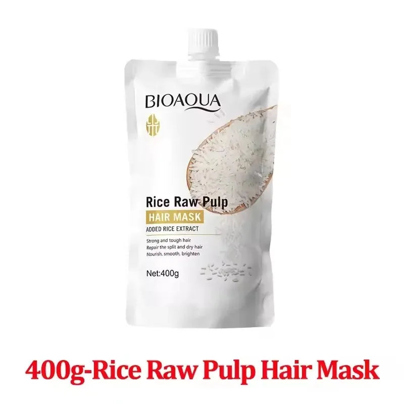 Rice Conditioner Penetrates the Hair Core, Replenishes Hair Nutrients, Repairs Damaged Cuticles, and Improves Dryness, Split Ends, Frizz, and Other Hair Damage Caused by Blow-Drying, Ironing, and Dyeing.