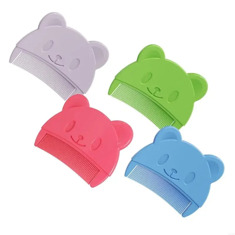 Newborn Caps Comb Bear Hair Comb Baby Sensitive Skin Soothe Comb 425F