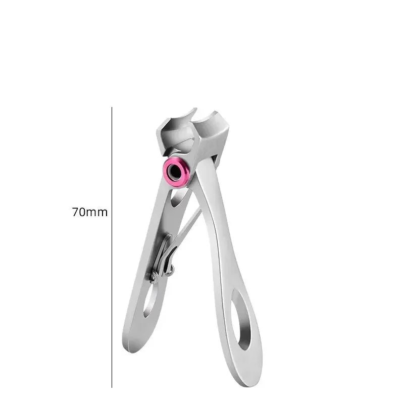 Stainless Steel Nail Clippers Cutter Trimmer Manicure Scissors Thick Hard Toenail Fingernail Pedicure Tools