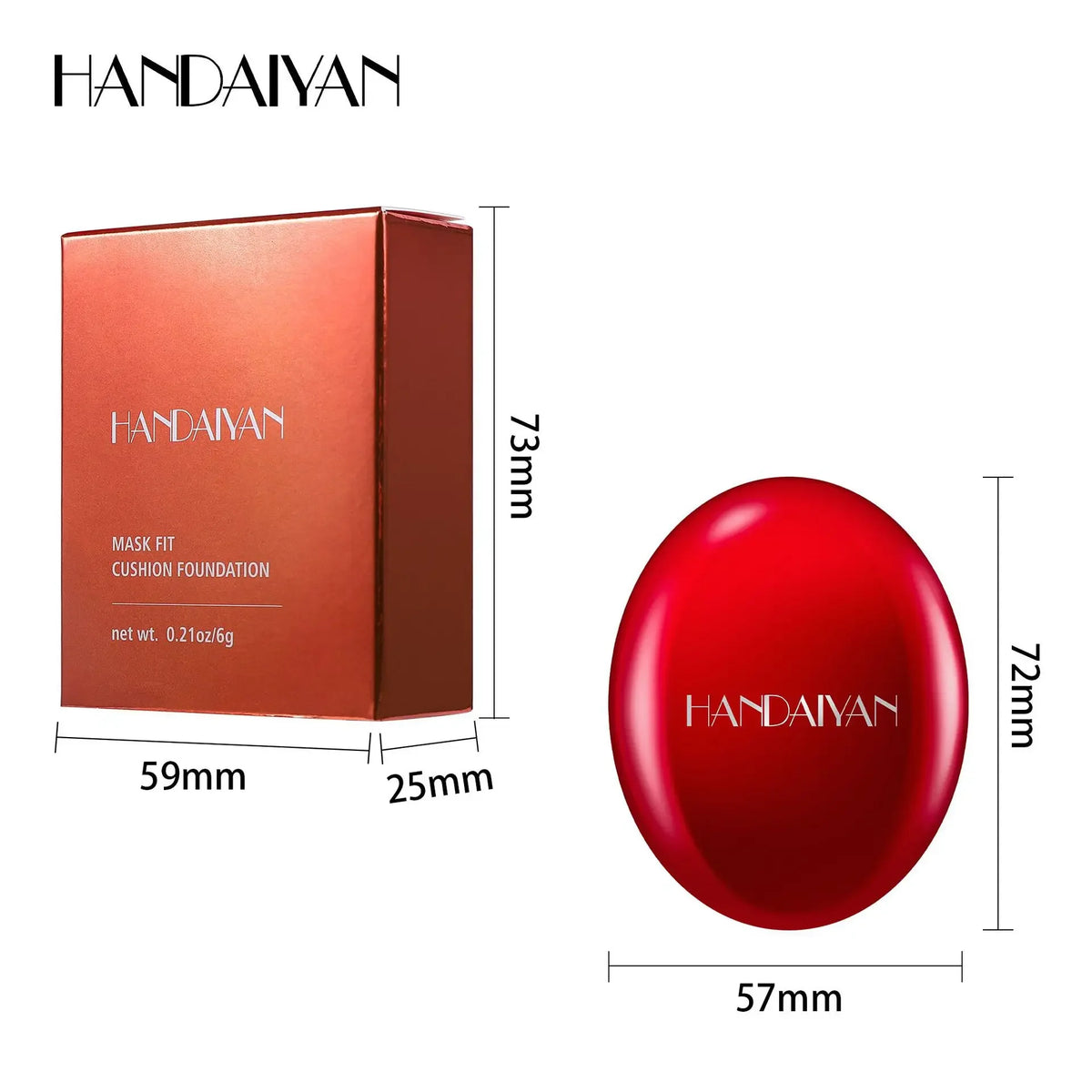 BB Cream Air Cushion Full Coverage Waterproof Long-lasting Brighten Foundation CC Cream Women Base Makeup Face Korean Cosmetics