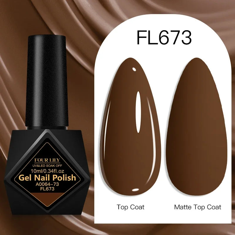 10ml Gel Nail Polish 162 Colors Nail Supplies Vernis Semi Permanent Nail Art Manicure Soak Off LED UV Gel Nail Varnishes Summer