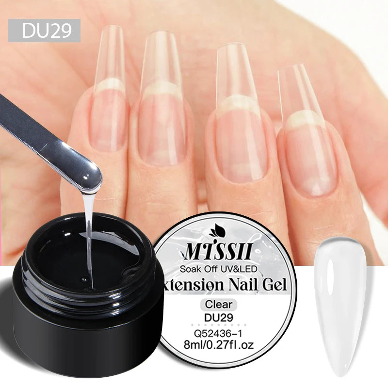 8ML Glitter Gel Nail Polish Shining Mineral Sequins Soak Off UV LED Nail Gel Semi Permanent Nail Art Supplies for Manicure
