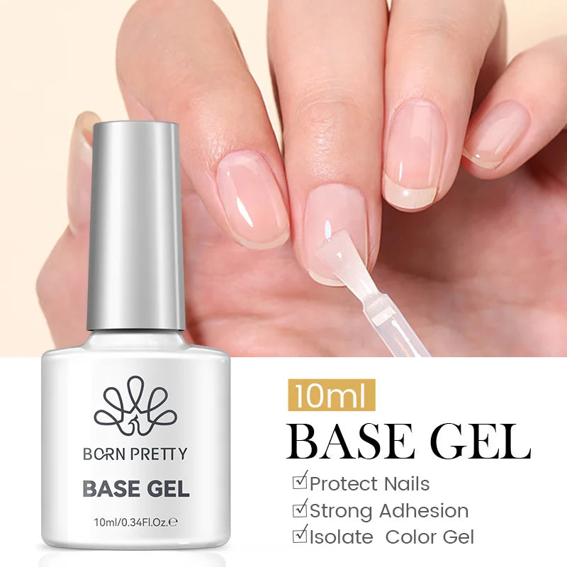 BORN PRETTY 10ml Blood Red Jelly Transparent Gel Nail Polish Wine Red Winter Color Semi Permanent Soak Off UV LED Varnish