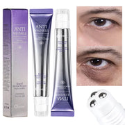O'CHEAL 2Pcs Rollerball Massager Moisturizing Eye Cream Anti Dark Circle Firming Eye Cream Serum Hyaluronic Acid Eye Skin Care