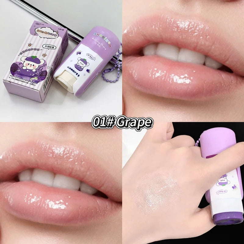 SHAQINUO Lip Balm 9g Moisturizing Deep Hydrating Anti-Dry Crack Repair Lip Lines Student Colorless Lip Care