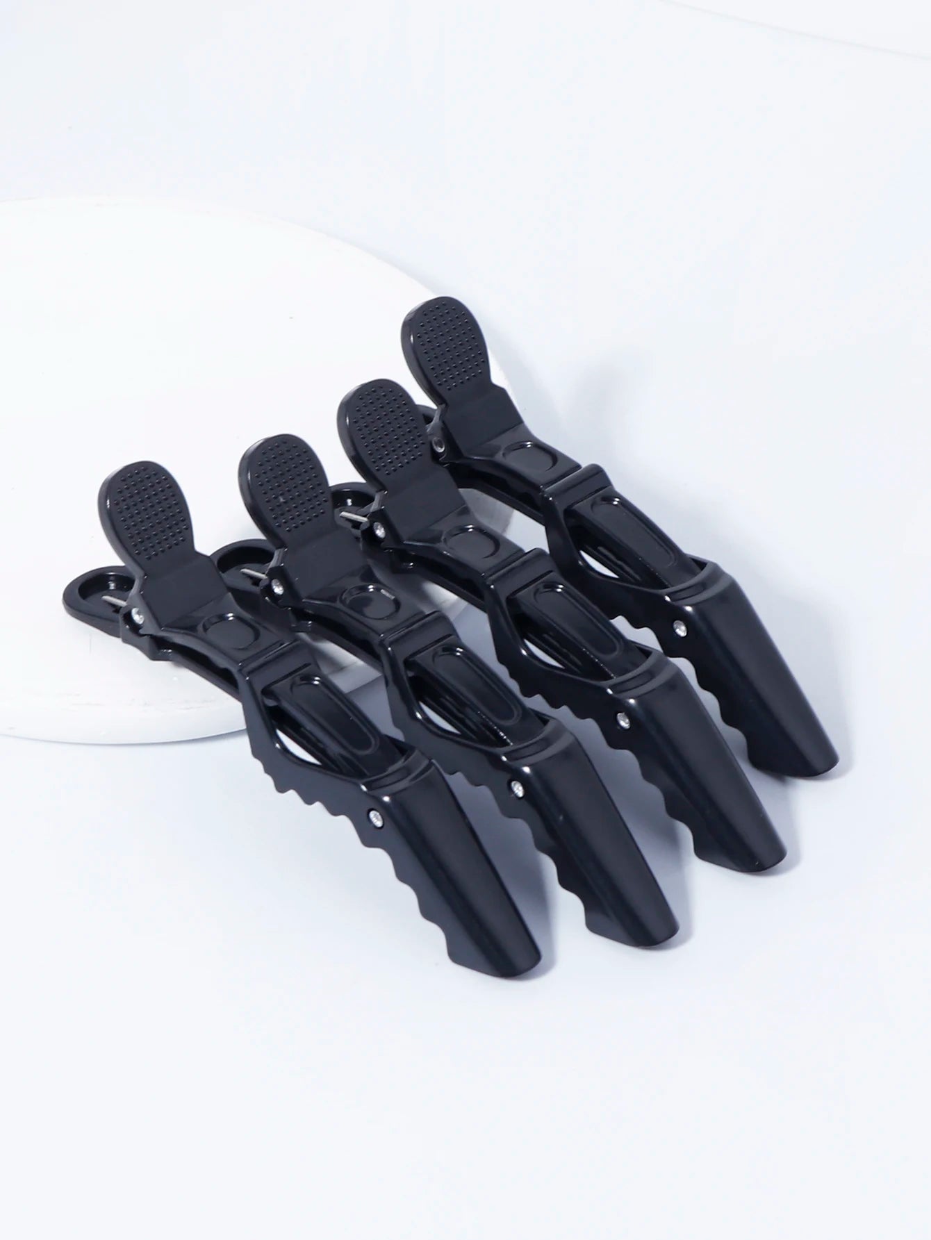 4pcs/set Crocodile Clips Non Slip Hairdressing Styling Sectioning Clips Salon Barber Supplies For Hair Accessories