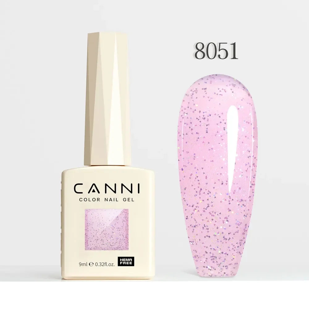 CANNI HEMA TPO FREE Gel Nail Polish Galaxy Cat Eye Gel Magnet Glitter Diamond Sparkle Gorgeous Color Soak Off UV LED Gel Lacquer