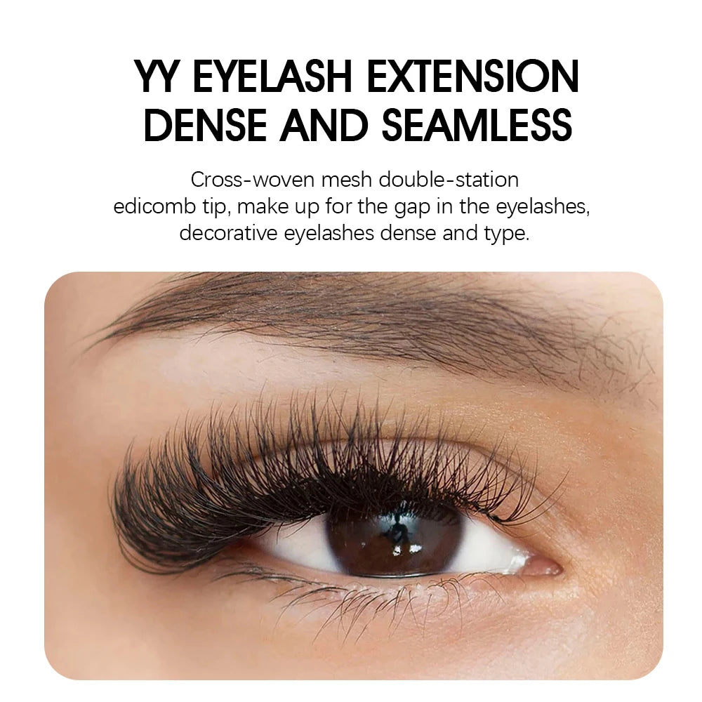 Hot Selling Masscaku 3D Effect Y Style Eyelashes Natural Soft Split Tips Premade Volume Lashes Premium Mink Lash Extensions