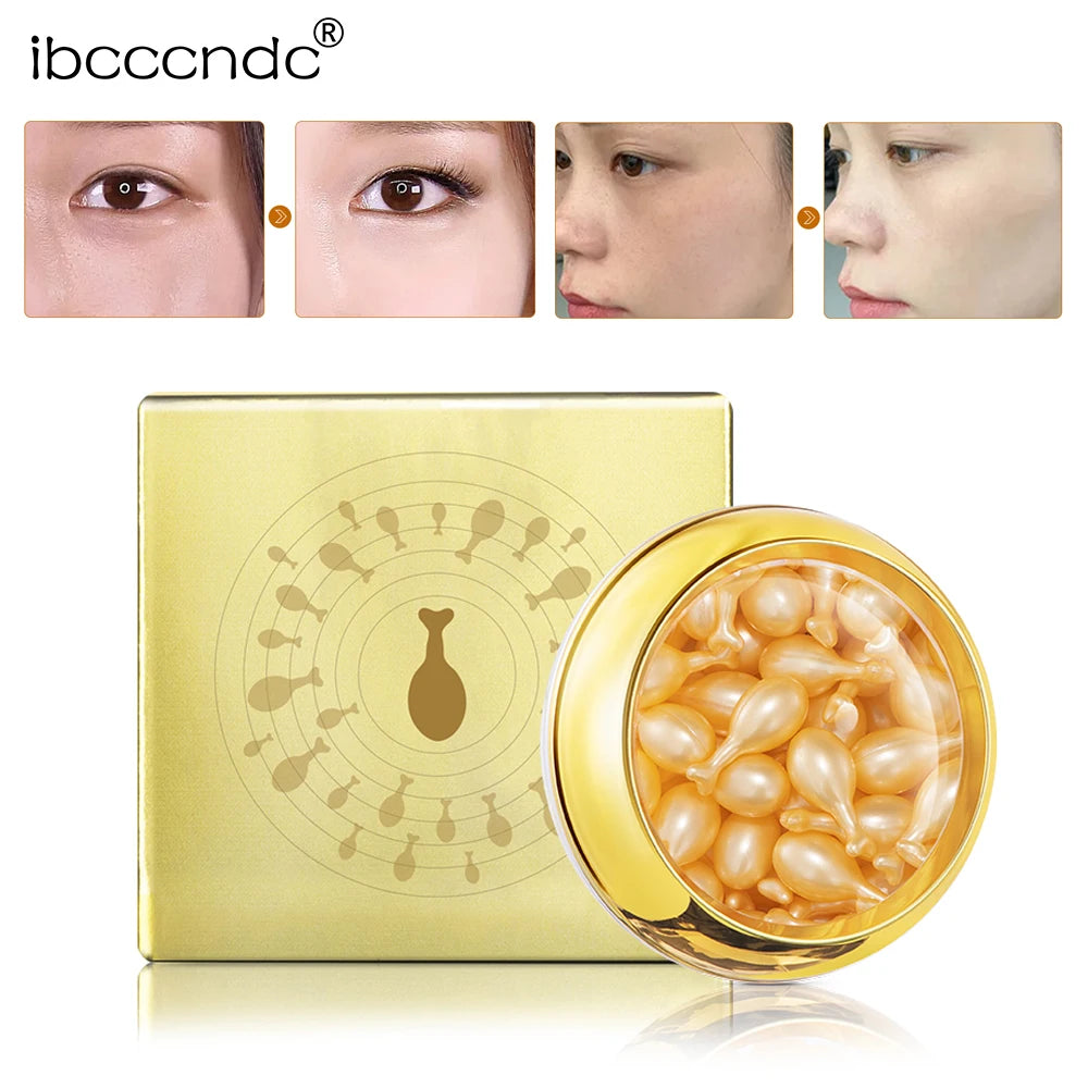 Retinol Capsule Essence Facial Brighten Serum Moisturizing Nourishing Anti-Wrinkle Vitamin E Face Serum Hyaluronic Acid Skincare