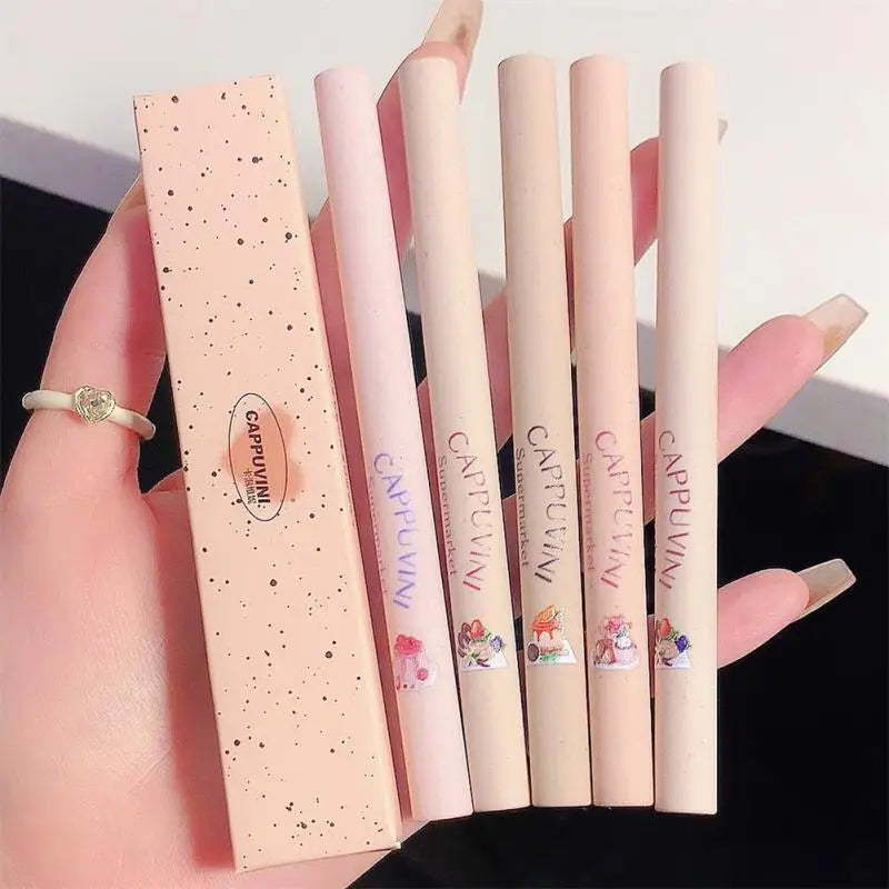 Nude Lip Liner Pencil, Smooth Outline Lip Shape, Waterproof Long-Lasting Matte Lipstick Pen Makeup for Natural Lips