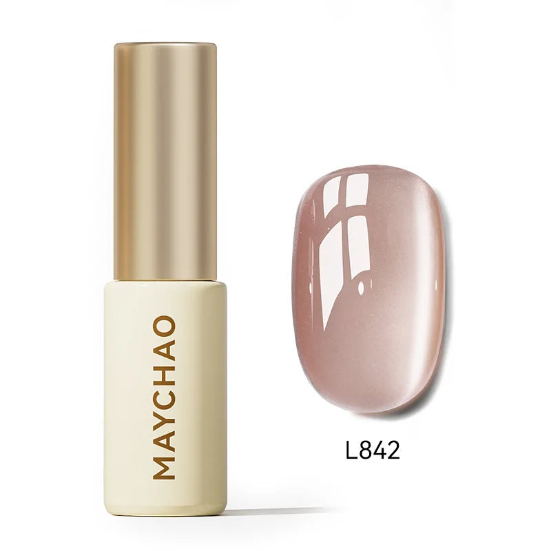 MAYCHAO 5ML Gel Nail Polish 9D Laser Diamond Glitter Cat Eye Gel Semi-Permanent Soak Off UV LED Gel Nail Manicure Tools Nail Art