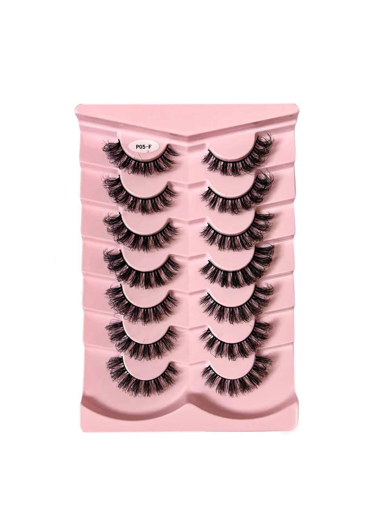 Dropshipping 7/10 Pairs Eyelashes Natural Long 3D Lashes Fluffy Volume  False Eyelashes Cruelty Free Wispy Lashes Makeup Cilios