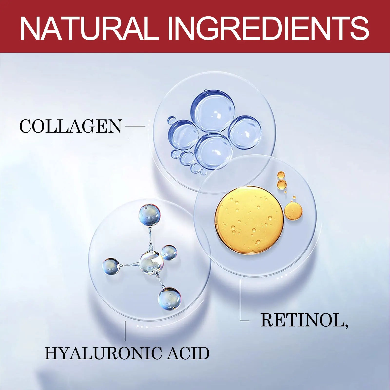 Retinol Wrinkles Remover Cream Lifting Firming Reduce Fine Lines Smooth Brightening Skin Moisturizing Anti A-ging Facial Cream