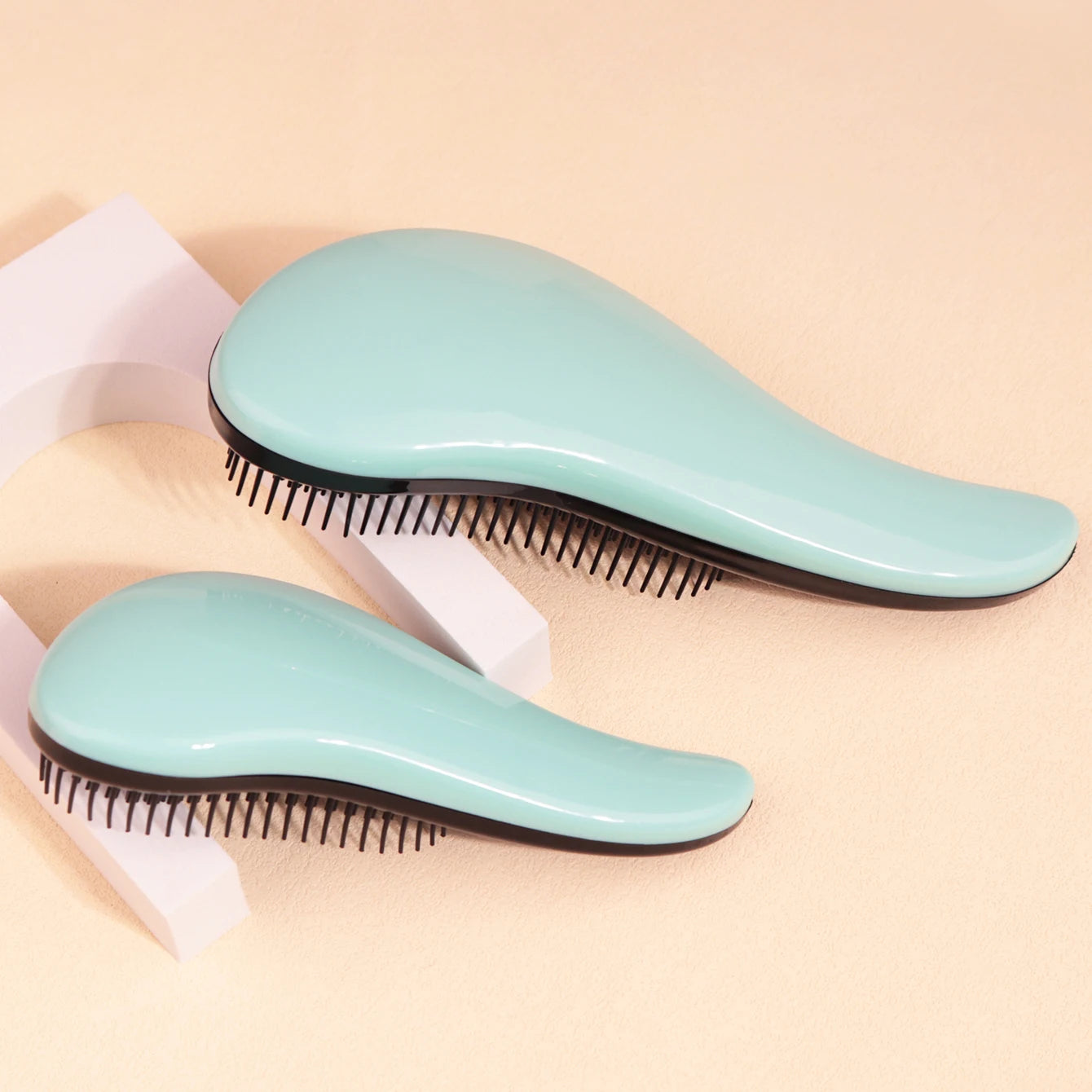 2pc Large and Small Hair Combs，Lightweight Hair Brush for Women & Men， Straight, Dry, Thick Hair，Special for real hair wigs