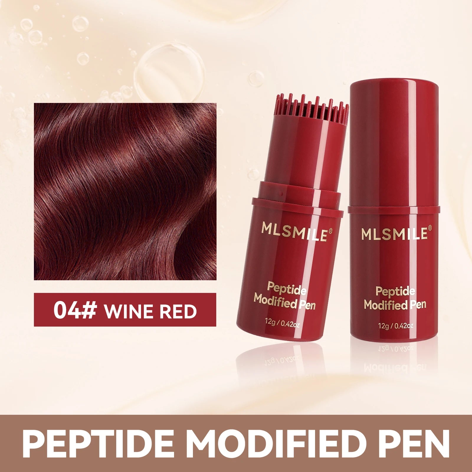 MLSMILE Multifunction Peptide Hair Dyeing Stick Hair Care And Repair No Objectional Odor Hair Color Cream 2025 New