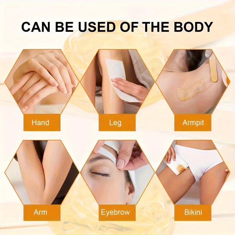 Viilife Sugaring Cold Sugar 120g Kit Natural Painless For Arm Leg Facial Underarm Depilatory Wax Hair Removal