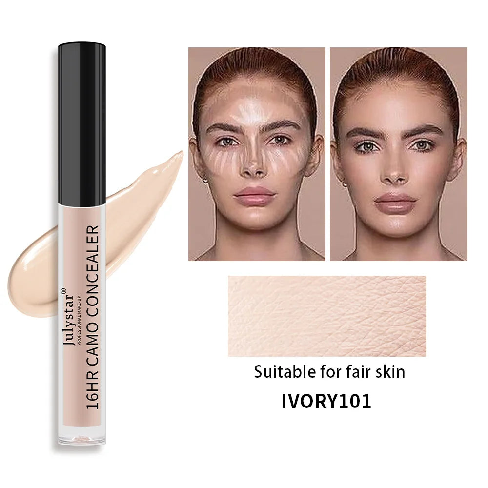 6 Colors Liquid Concealer Covering Moisturizing Control Oil Foundation Dark Circles Freckle Eyes Face Concealer Liquid Makeup