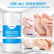 60% Urea Foot Cream Stick for Cracked Heels & Callus Removal, Fast Repair, Free Shipping