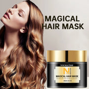 Magic Hair Mask Repair Damage Frizzy Treatment Scalp Hair Root Shiny Balm Straighten Soft Hair Care  for All Hair Type