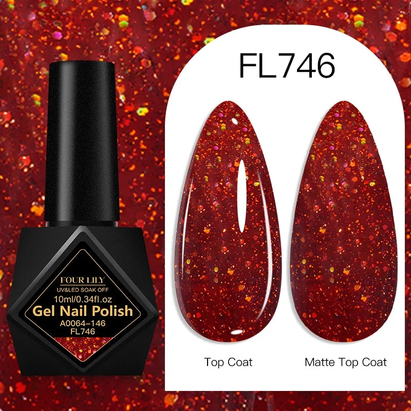 10ml Gel Nail Polish 162 Colors Nail Supplies Vernis Semi Permanent Nail Art Manicure Soak Off LED UV Gel Nail Varnishes Summer