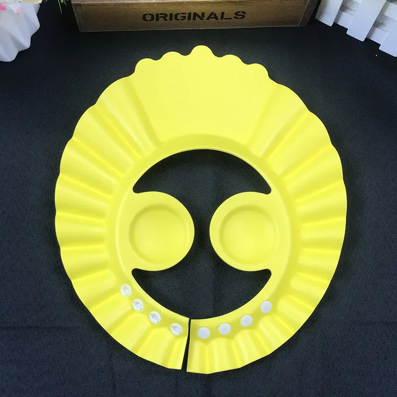 Kids Safe Shampoo Shower Bathing Bath Protect Children Shower Cap Hat Soft Cap Hat for Baby Wash Hair Shield Summer