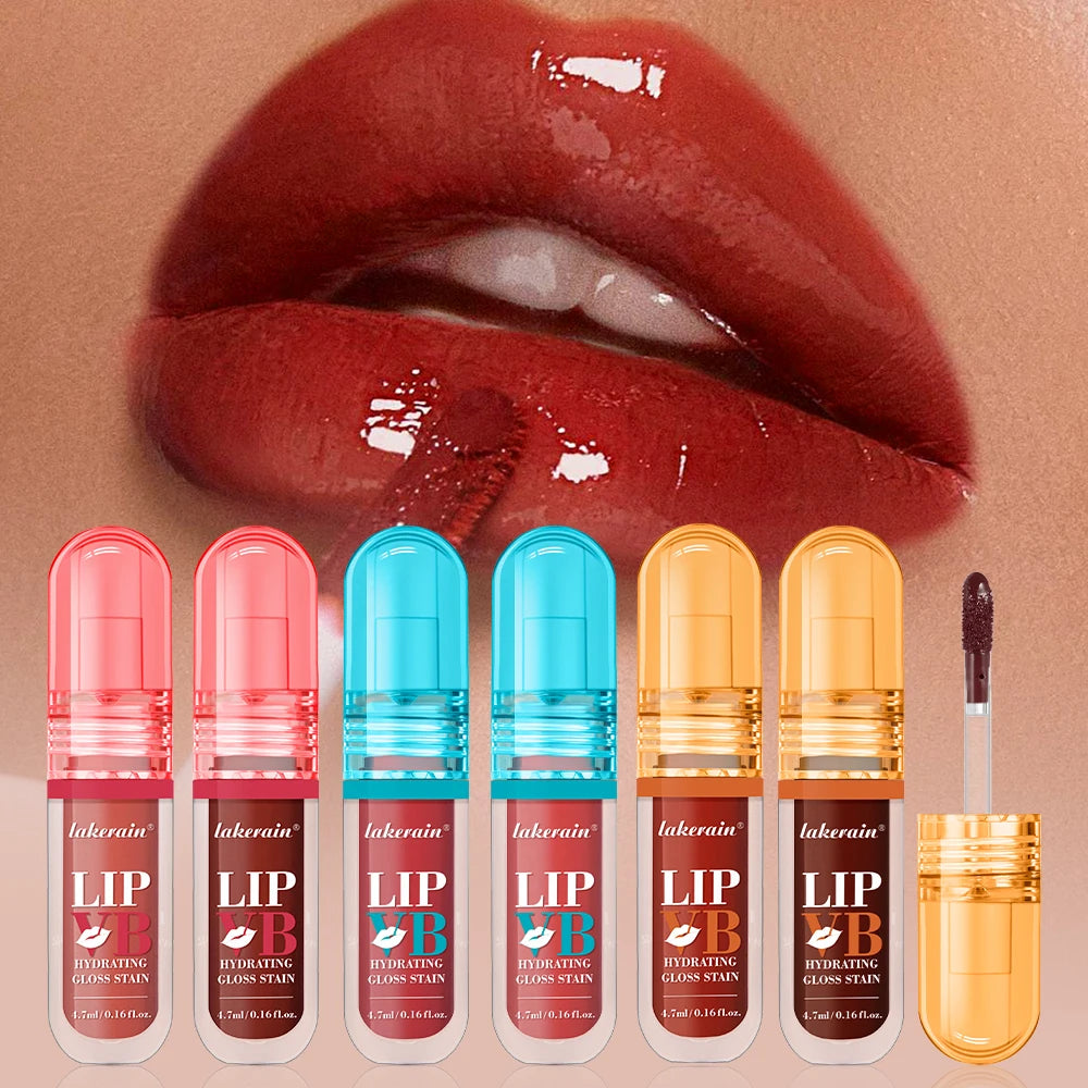 Lip Stain Lip Vb Hydrating Gloss Long-Lasting 12Hr Hydration Vanilla Flavor Moisturize Nourish Soothe Lips Instant Glossy Lipss