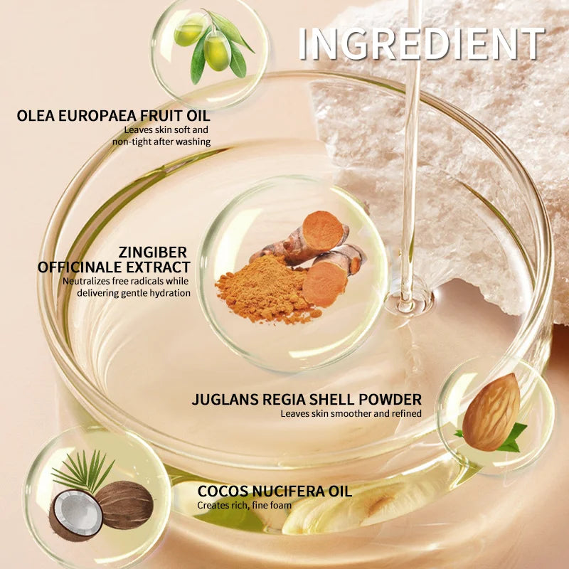 Lemon Turmeric Kojic Acid Soap 100g Brightening Skin Care Natural Whitening Beauty Bar for Facial Cleaning And Body Hygiene