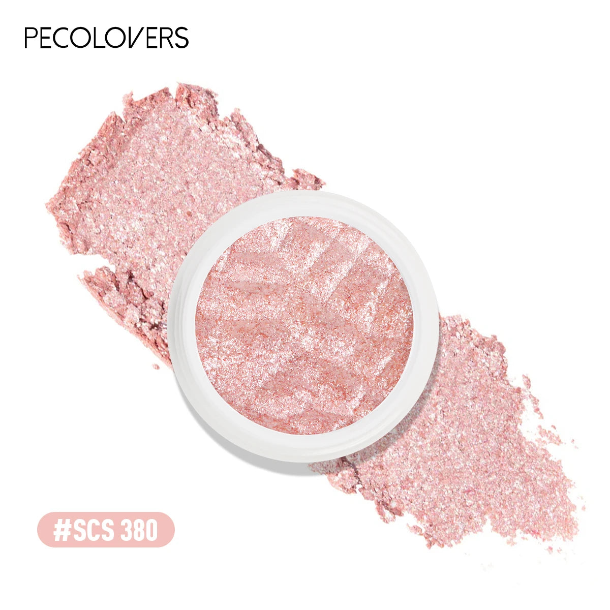 Single Color Easy To Apply High-gloss Eyeshadow Mashed Potato Mashed Mirror Pearlescent Glitter Eyeshadow Palette