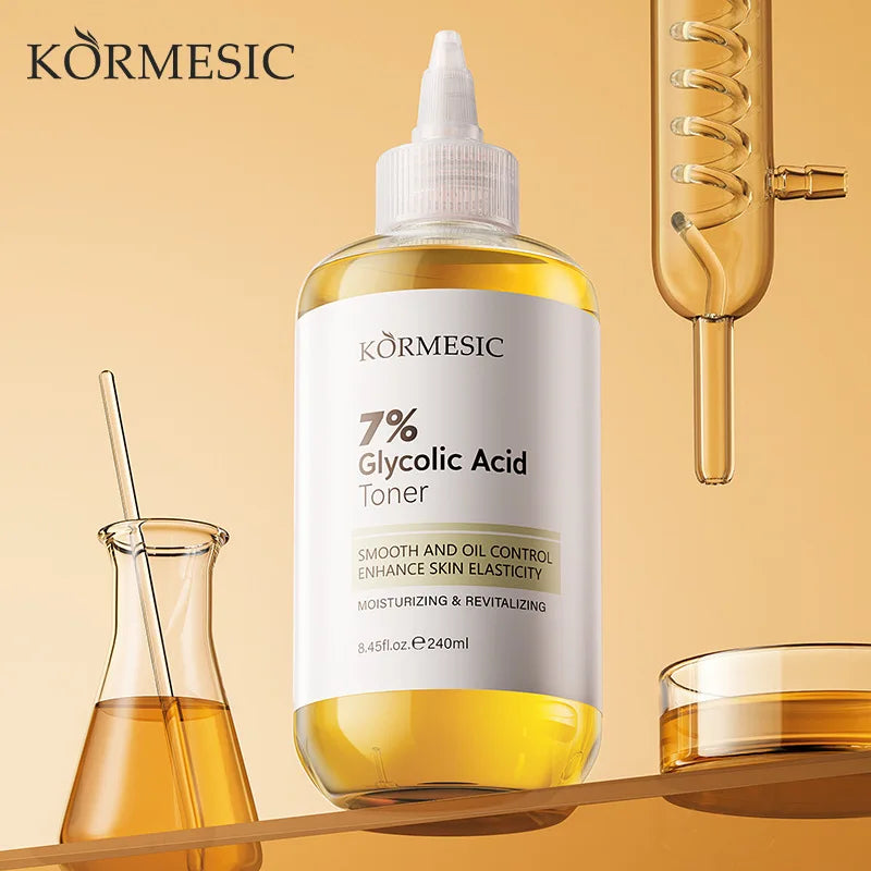 240ml Glycolic Acid 7% Hydrating Toning Solution AHA Exfoliating, Pore Minimizing & Brightening Face Toner for All Skin Types