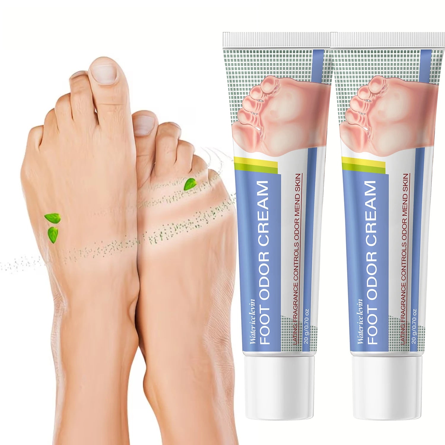 Retinol Foot Cream Moisturizing Firming Anti-Aging with Hyaluronic Acid Collagen Niacinamide for Dry Feet Daily Care