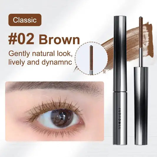 Judydoll 3D Curling Eyelash Iron Mascara, Black & Brown, Curling & Lengthening, Long-Lasting Formula, Waterproof, Smudge-Proof