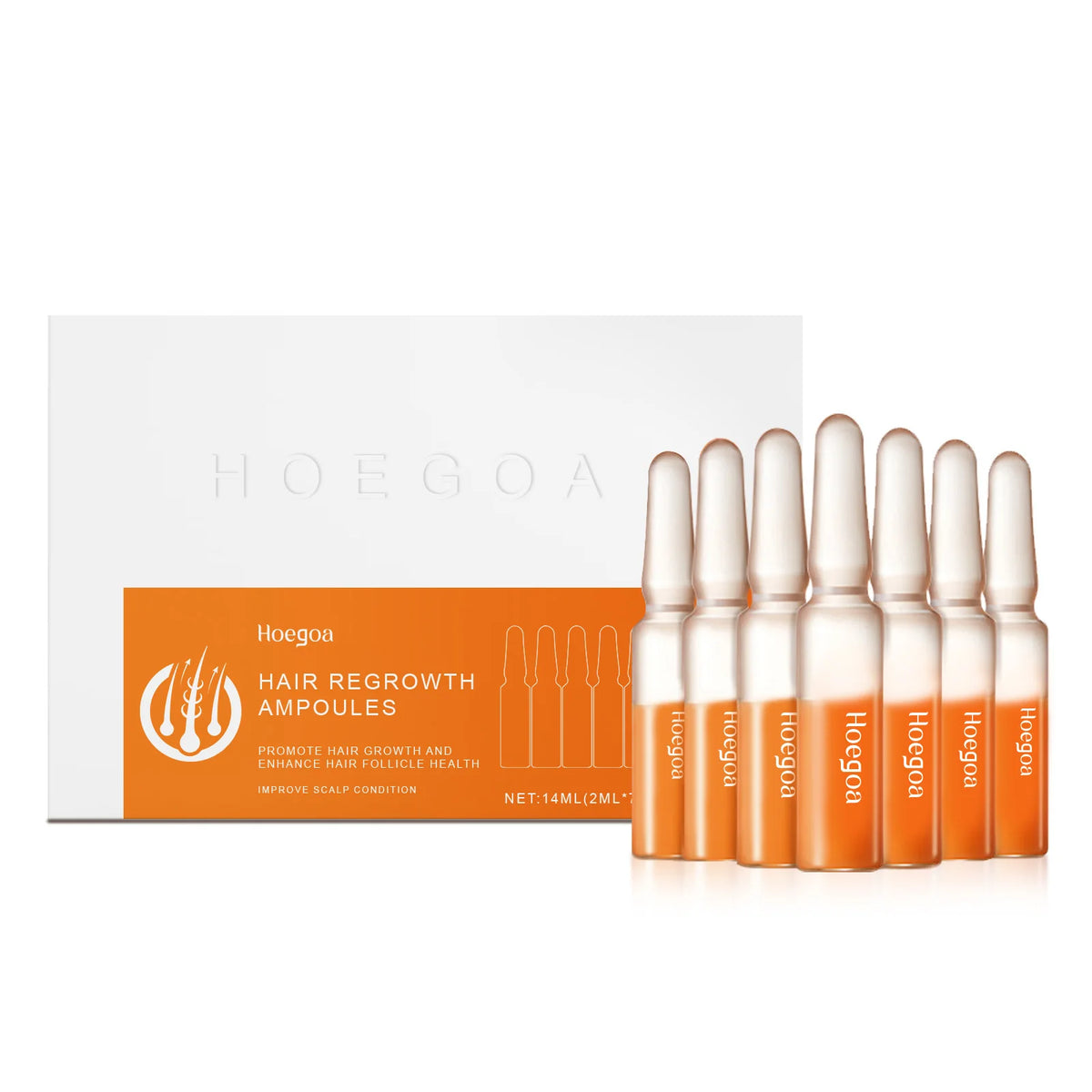 Hair Growth Serum Ampoules - Nourishing Scalp Serum for Promoting Hair Growth, Enhancing Follicle Health and Nutritive Care