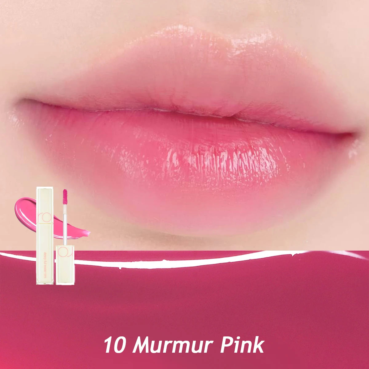rom&nd DEWYFUL WATER TINT,Lightweight Hydrating,Sheer Glossy,Lip Gloss,Luxury Makeup,Korean Cosmetic,K-Beauty,Korean Makeup