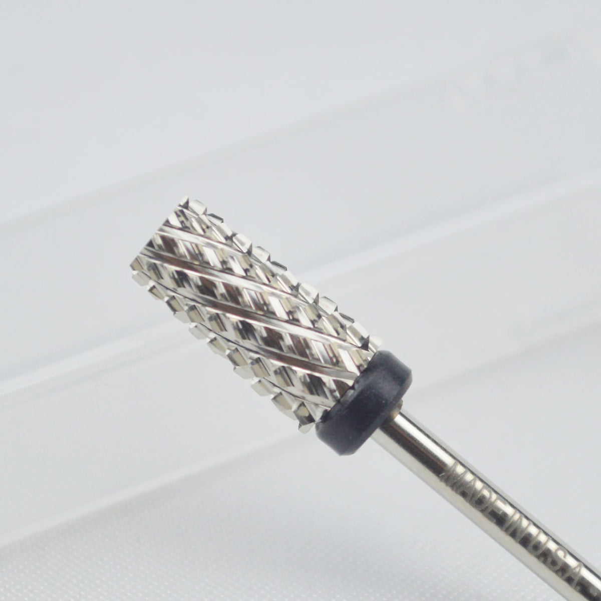 RolinStar 6.6 Large Trapezium Tapered Barrel Gold Silver steel Carbide milling cutter nail drill bit manicure pedicure