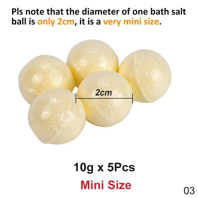 Bath  Pack Gift Set Bath Salt Balls Essential Oil Bath s for Moisturizing Skin Fizzy Spa Bath Bubble  Aromatic Odor