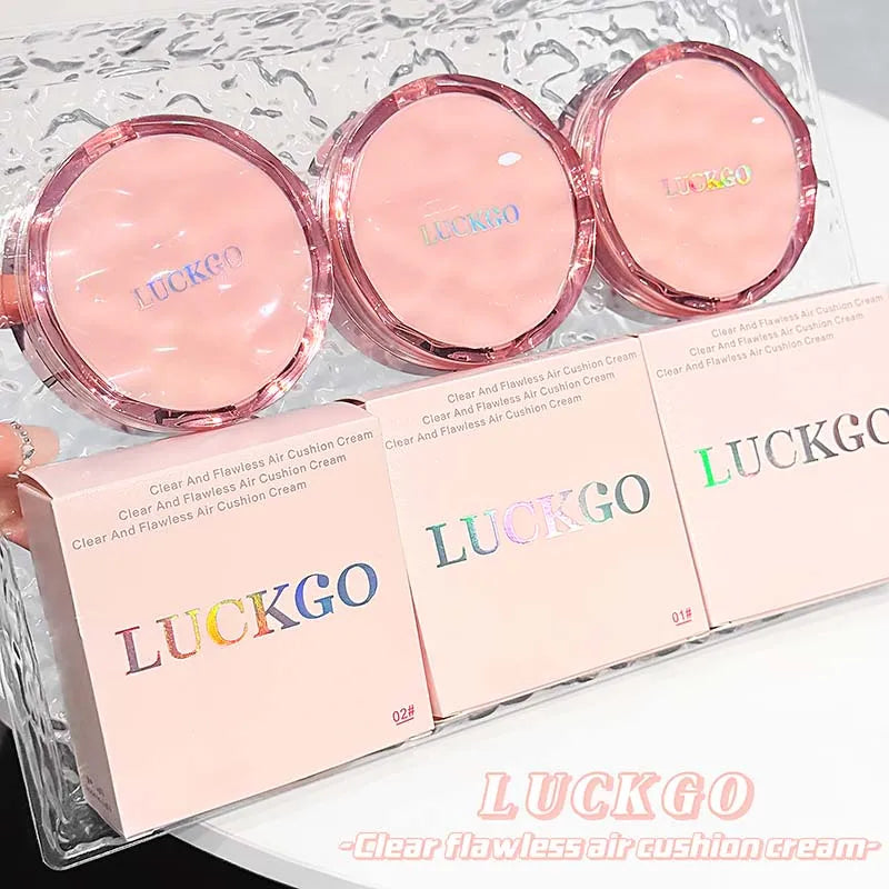 Korean Hydrating Air Cushion BB Cream Concealer Light Natural Foundation Moisturizing Lasting No Stuck Waterproof and Sweatproof