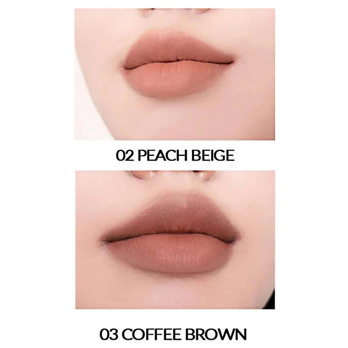 Clio Velvet Lip Pencil 02&03,Matte Finish&Creamy Formula,Long-Lasting Color&Non-Drying,Lip Shaping,Korean Cosmetic,Korean Makeup